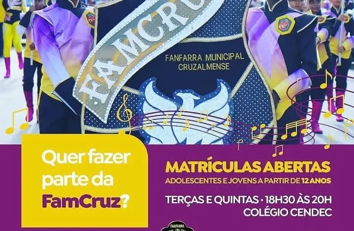 FAMCRUZ retorna os ensaios e está com inscrições abertas para adolescentes e jovens