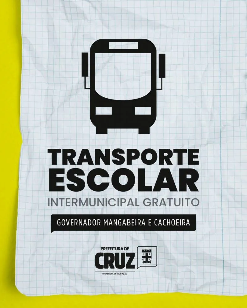 Cruz das Almas - Recadastramento para transporte universitário intermunicipal gratuito inicia nesta quarta-feira (12)