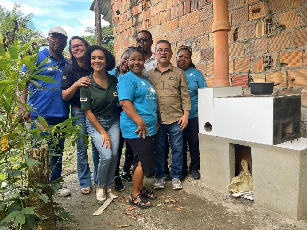 Projeto Fogões do Mar leva sustentabilidade a comunidades rurais de Cachoeira com fogões ecoeficientes patrocinados pela Petrobras