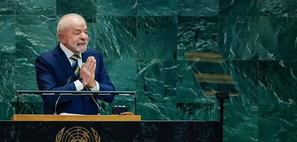 Lula na ONU (Foto: Ricardo Stuckert/PR)
