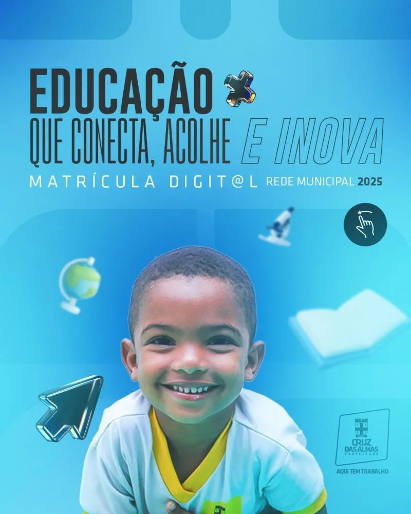 Prefeitura de Cruz divulga calendário de matrículas para 2025