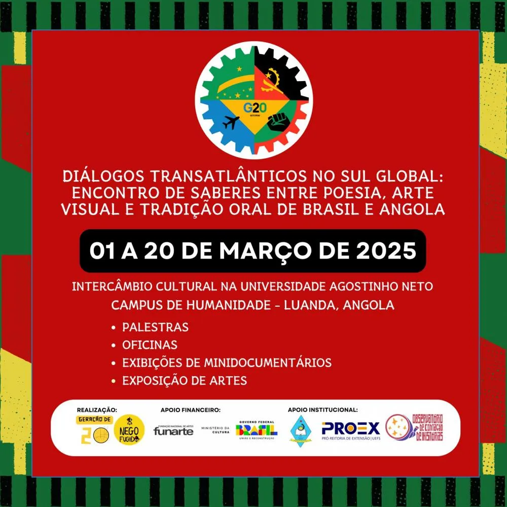 Cultura baiana desembarca em Angola para intercâmbio cultural